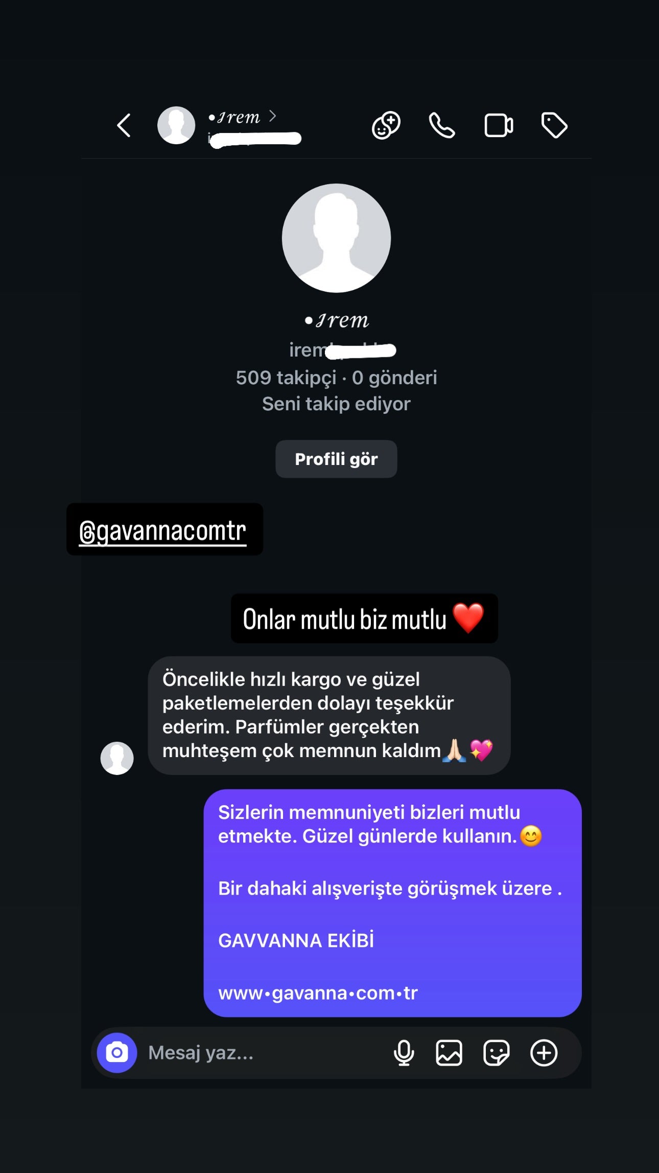 Müşteri fotoğrafı